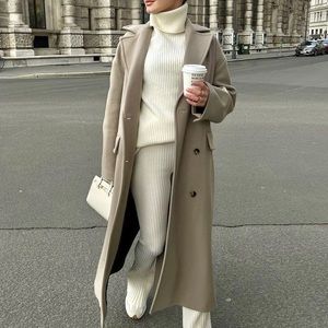 Zara double breasted wool coat